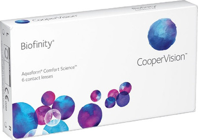 Комплект контактных линз Biofinity Sph+8.00 R8.6 D14.0 (3шт)