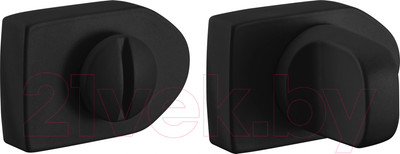 Фиксатор дверной защелки Morelli LUX-WC-SH Nero (черный)