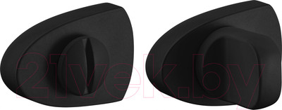 Фиксатор дверной защелки Morelli LUX-WC-UN NERO (черный)