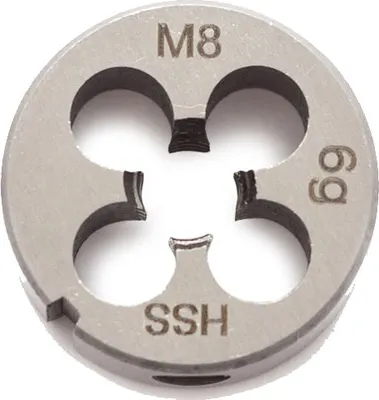 Плашка Kern Pro M8 25x9мм шаг 1.25мм HSS M2 DIN223 / KEPRO025