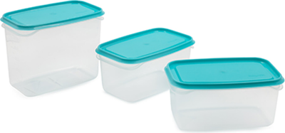 Набор контейнеров Berossi Frost ИК 75837000 (3шт, бирюзовый)