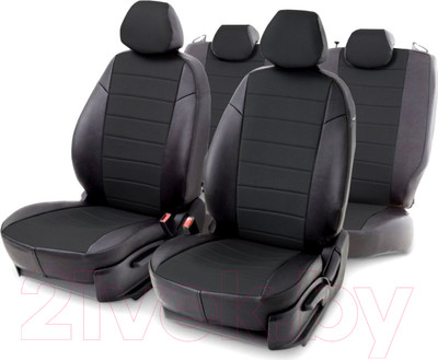 Комплект чехлов для сидений Seintex 88518 (черный, для Peugeot Partner Tepee 2009-н.в.)