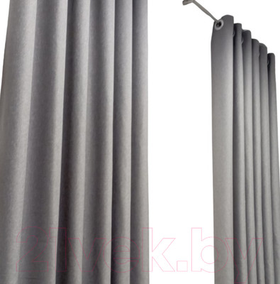Комплект штор Модный текстиль 01L / 112MT6670M28 (260x150, 2шт, средне-серый)