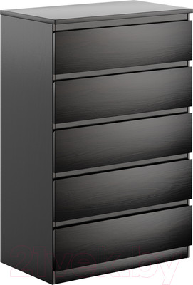 Комод Mio Tesoro Мальта 5 ящика 80x121 2.05.02.090.5 (дуб венге)