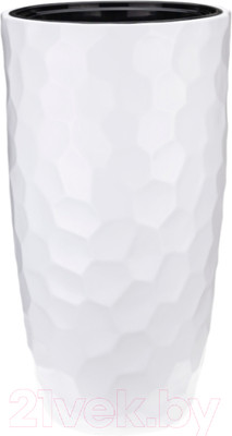 Кашпо Idea Мозаика М3410 со вставкой (белый)