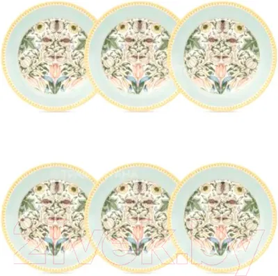 Набор тарелок Fioretta Flowers TDS587 (6шт)