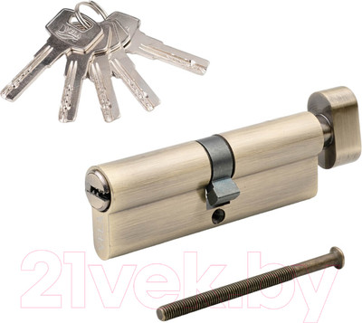 Цилиндровый механизм замка VELA ZZ-80-T-AB (бронза)