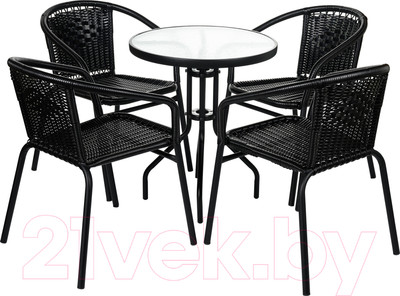 Комплект садовой мебели BiGarden Terazza 2-4 (темно-коричневый)