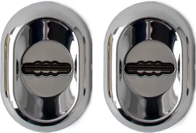 Накладка под сувальдный ключ VELA V13-S-CR (хром)