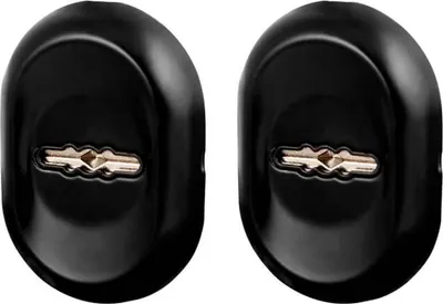 Накладка под сувальдный ключ VELA V13-S-BL (черный)