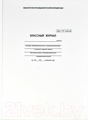 Журнал классного руководителя Феникс+ Классный журнал 1-4 класс / 5191