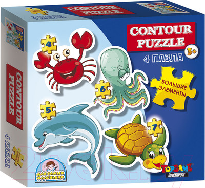 Набор пазлов Topgame Жители моря / 01345