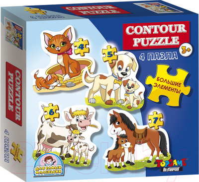 Набор пазлов Topgame Мама и малыш / 01341