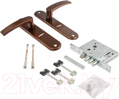 Замок врезной Border 77311-ЗВ9-6/13 (медный антик)