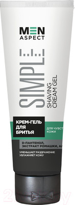 Крем для бритья Modum Гель Men Aspect Simple Для чувствительной кожи (75г)