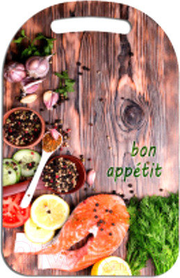 Разделочная доска Мультидом Букет пряностей МБ18-77