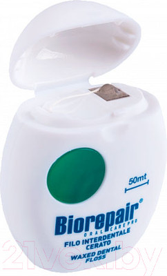 Зубная нить Biorepair Filo Cerato Scorrevole Вощеная скользящая (50м)