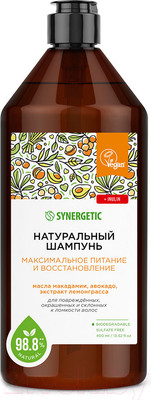 Шампунь для волос Synergetic Максимальное питание и восстановление (400мл)