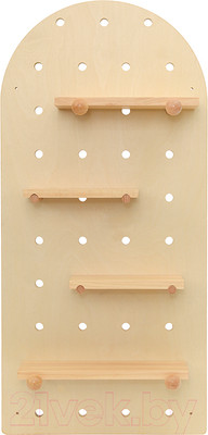 Полка Bergenson Bjorn Shely / TL-BB-SFRC-NT-38-80 (светлое дерево)