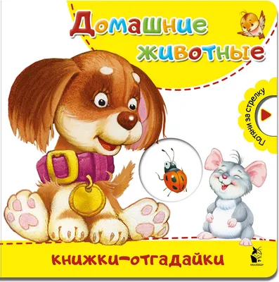 Книжка-панорамка АСТ Домашние животные. Книжки-отгадайки