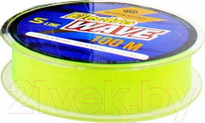 Леска монофильная Shii Saido Electro Wave 0.165мм (100м, желтый)
