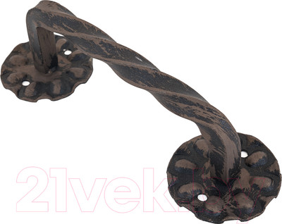 Ручка дверная No Brand Витая 150мм (бронза)