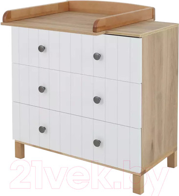 Комод пеленальный Rant Bamboo / 108 (Cloud White)