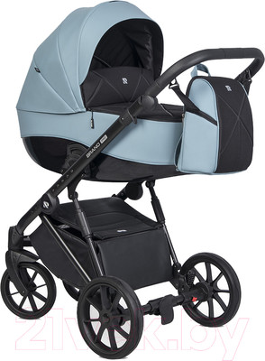 Детская универсальная коляска Riko Brano Pro 3 в 1 (02/Сrystal Blue)