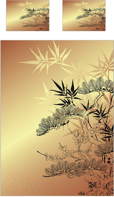 Набор текстиля для спальни Ambesonne 160x220 / bcsl_17865