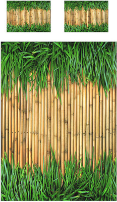 Набор текстиля для спальни Ambesonne Бамбук в траве 160x220 / bcsl_52131