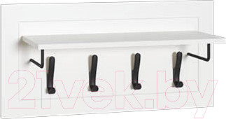 Вешалка для одежды Mobi Остин 15.12 (белый PE шагрень/белая шагрень 4101 ПВХ)