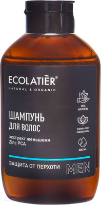 Шампунь для волос Ecolatier Мужской Защита от перхоти (400мл)