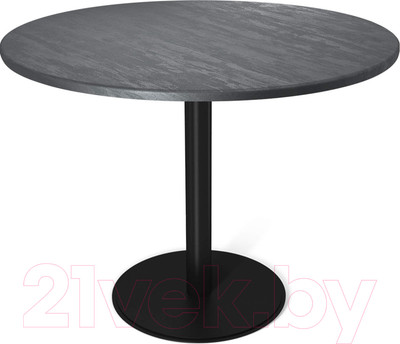 Обеденный стол Sheffilton SHT-TU43/TT 90 МДФ (черный муар/каменный уголь)