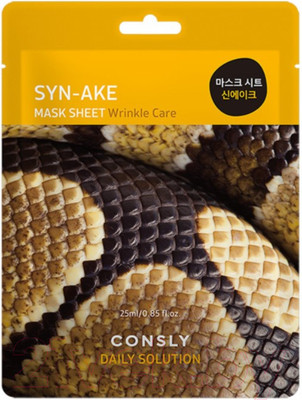 Маска для лица тканевая Consly Daily Solution Syn-Ake Mask Sheet (25мл)