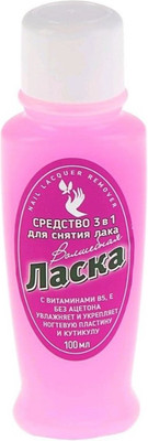 Жидкость для снятия лака МЕЧТА Ласка без ацетона (100мл)