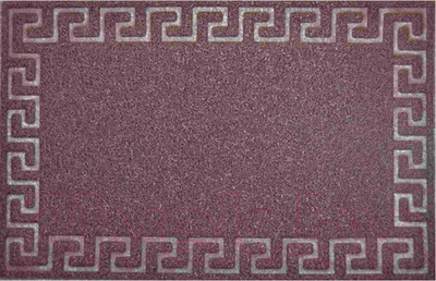 Коврик грязезащитный ComeForte Meander 60x90 (коричневый)