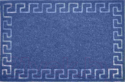 Коврик грязезащитный ComeForte Meander 60x90 (синий)