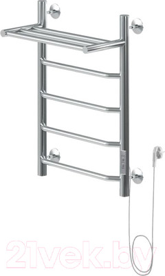 Полотенцесушитель электрический Aquanet Fiona 60x40 / 281997 (с полкой, правый)