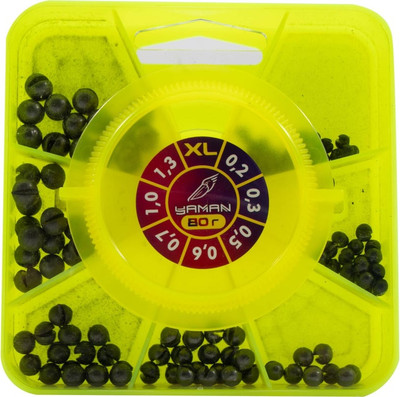 Набор грузил рыболовных Yaman XL 80г / Я-НГ-XL80