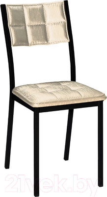 Стул Древпром Дункан ДП2-20 (черный матовый/бенгал бежевый)