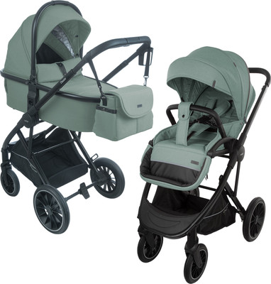 Детская универсальная коляска INDIGO Desire 2 в 1 (зеленый)