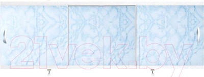 Экран для ванны Alavann Оптима 170 (светло-голубой мрамор)