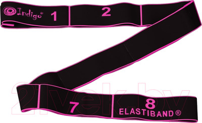 Эспандер Indigo Sport Medium F97669M (черный/розовый)