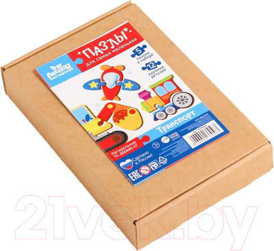 Развивающая игра Лесная мастерская Головоломка. Из крупных деталей Транспорт / 4276056