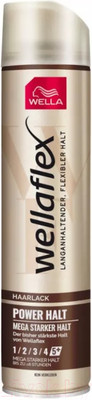 Лак для укладки волос Wellaflex Power Halt (250мл)