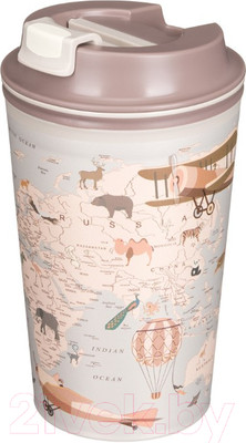 Термокружка Phibo Карта 433282234 (светло-бежевый)