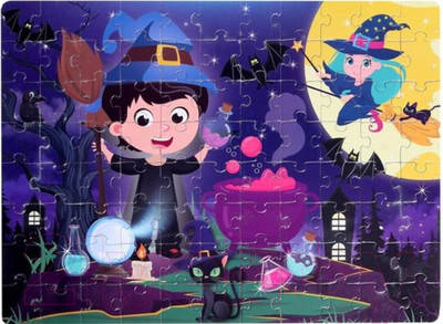 Пазл Puzzle Time Светящийся в темноте Ночь колдовства / 4659847 (88эл)