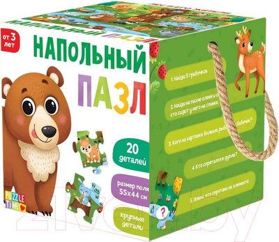 Развивающая игра Puzzle Time Лес и его жители / 6031129