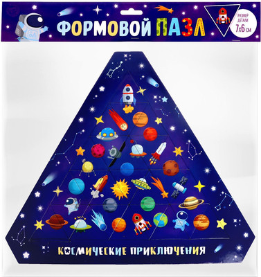 Развивающая игра Puzzle Time Космические приключения / 6485450 (25эл)