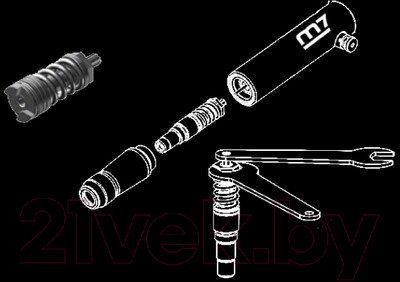 Пневмоотвертка M7 RA-1142